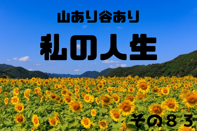 山あり谷あり私の人生その８３