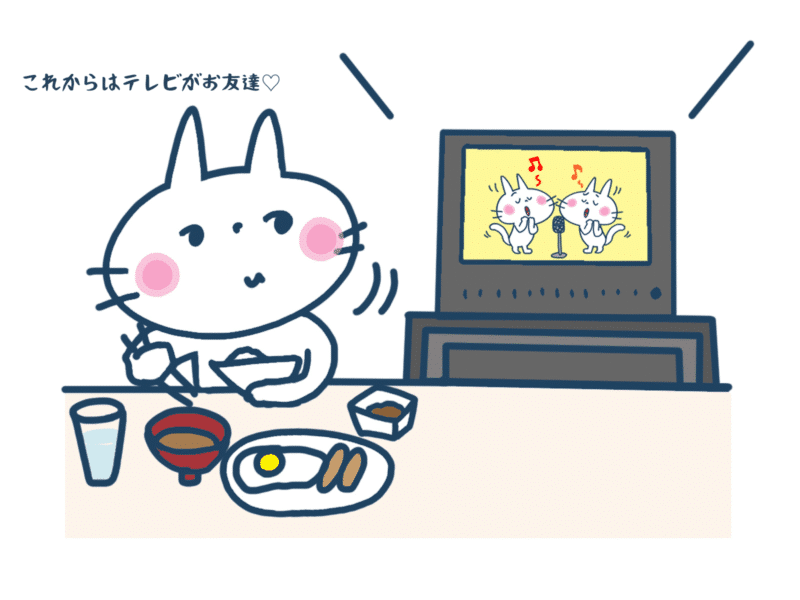 これからはテレビがお友達