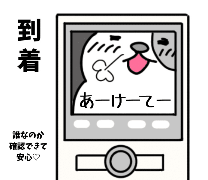 誰なのか確認できた安心