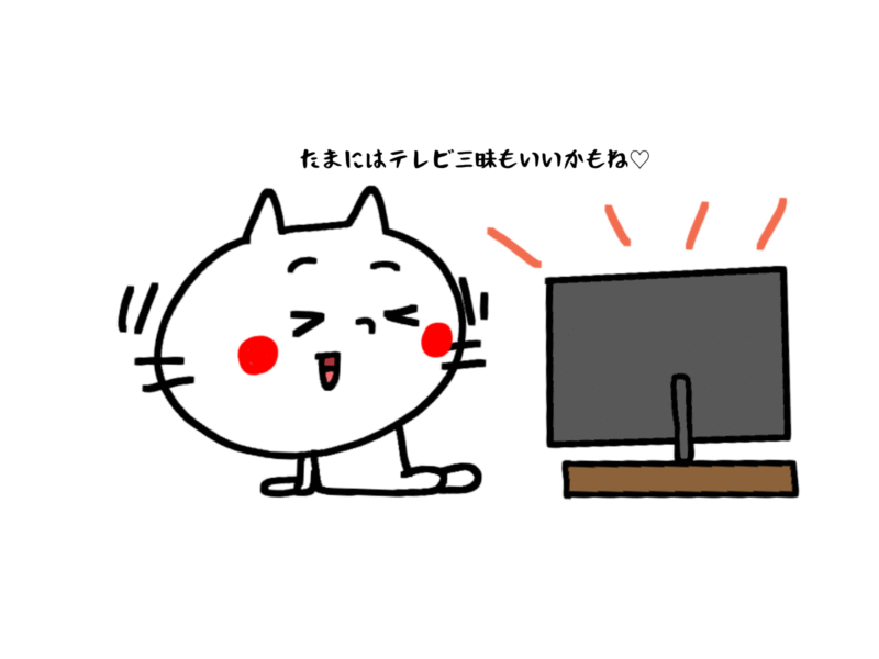 たまにはテレビ三昧もいいいかもね