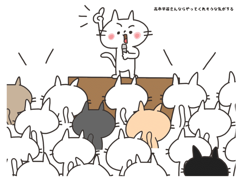 高市早苗さんならやってくれそうな気がする