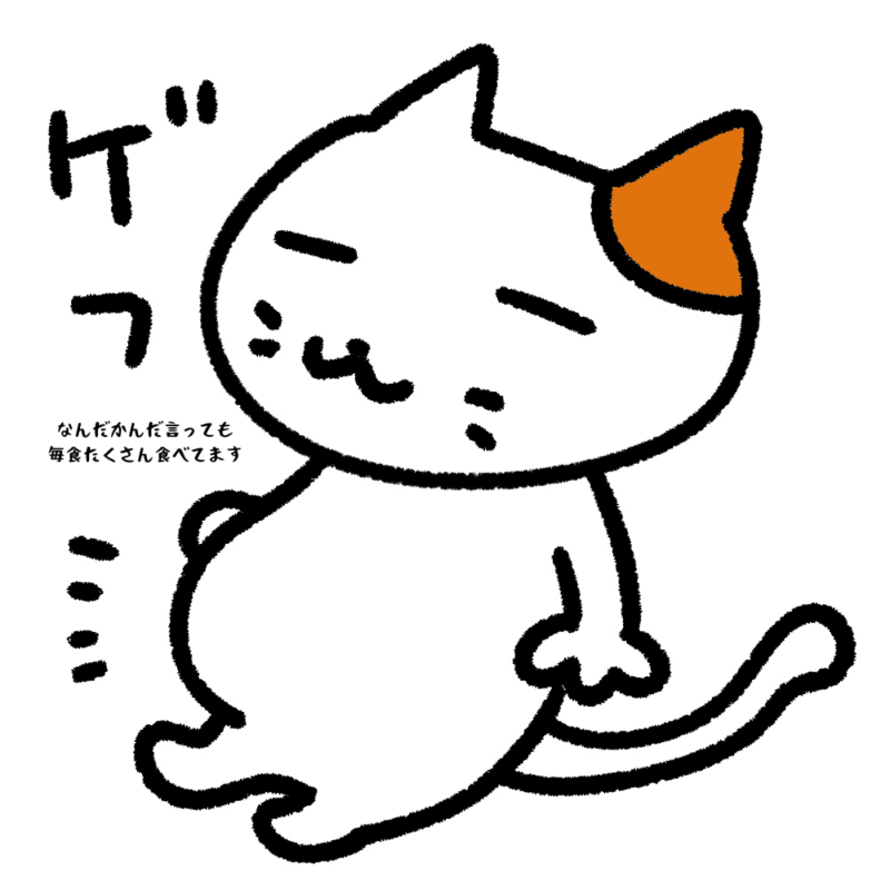 なんだかんだ言っても毎食たくさん食べてます