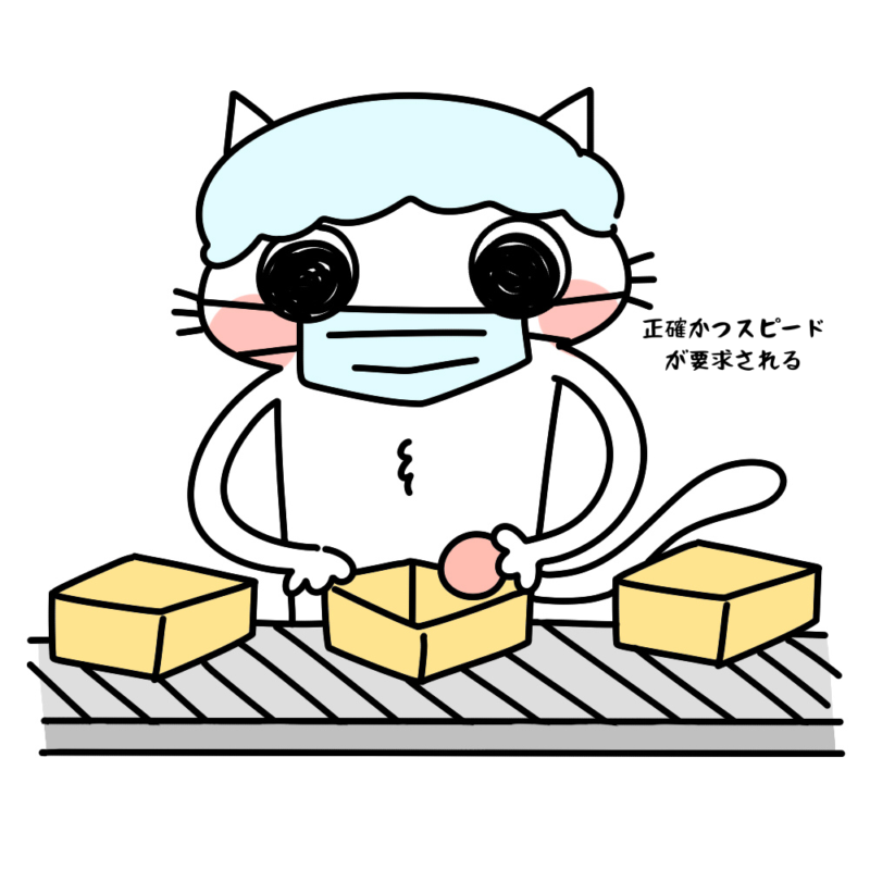 正確かつスピードが要求される