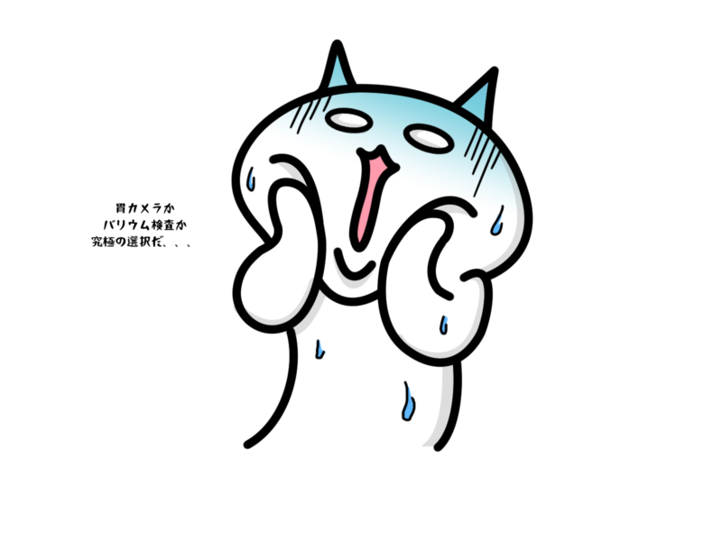 胃カメラかバリウム検査か究極の選択だ