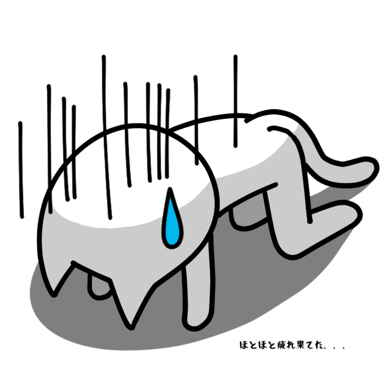 ほとほと疲れ果てた