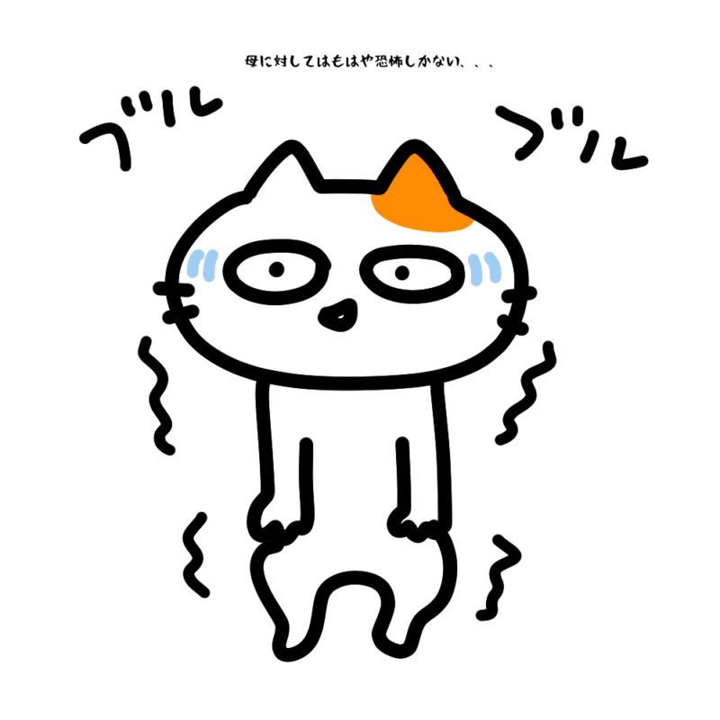 母に対してはもはや恐怖しかない