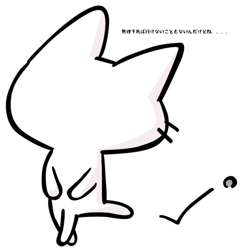 無理すれば行けないこともないんだけどね
