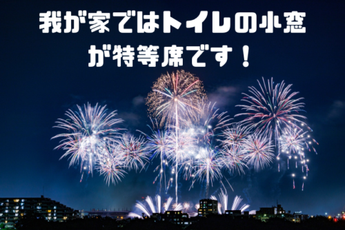 我が家ではトイレの小窓が特等席です